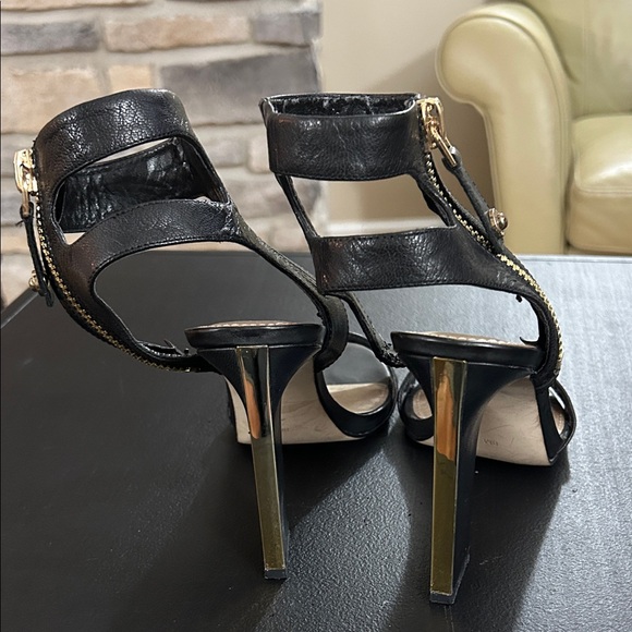 GUESS Black Strappy Heels - Picture 3 of 9